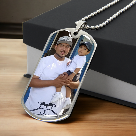 CUSTOM ENGRAVABLE PHOTO DOG TAG