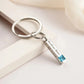 BIRTHSTONE BAR MEMORIAL KEYCHAIN