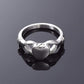 CUSTOM HEART IN HANDS MEMORIAL RING