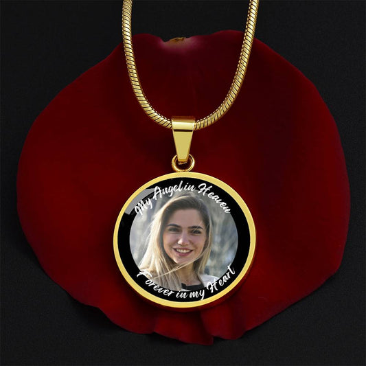 CUSTOM ENGRAVABLE ROUND NECKLACE